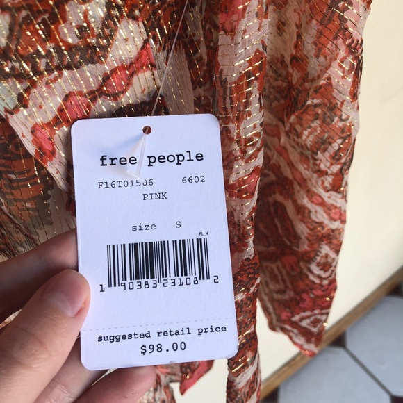 🎉HP🎉 Free People Fleur De Lis kimono NWT - Picture 8 of 8